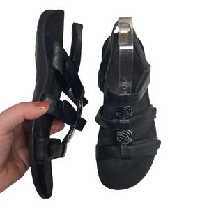 Black Strappy Sandals